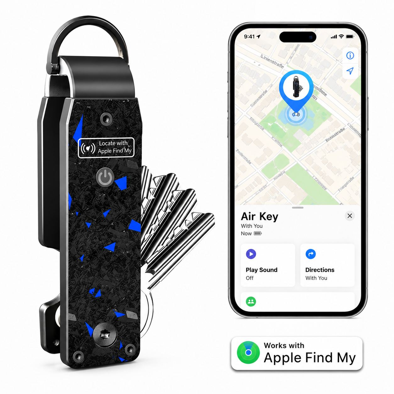 ORGANIZADOR LLAVES CON GPS
